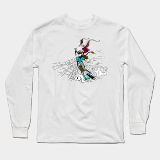 SKATING BLOODY RABBIT 04 Long Sleeve T-Shirt